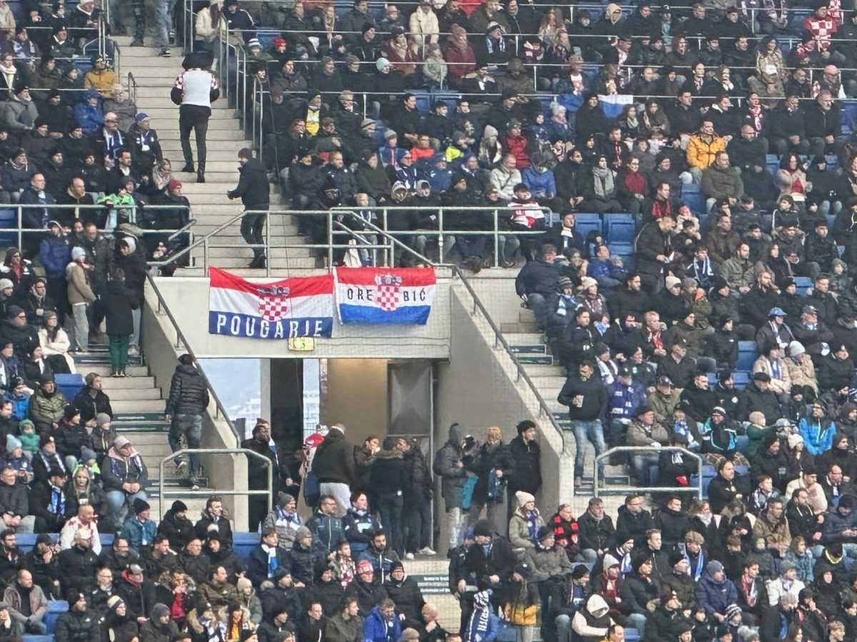 Hrvatski navijači na Kramarićevu jubileju / Foto: Fenix (PKP i čitatelji)