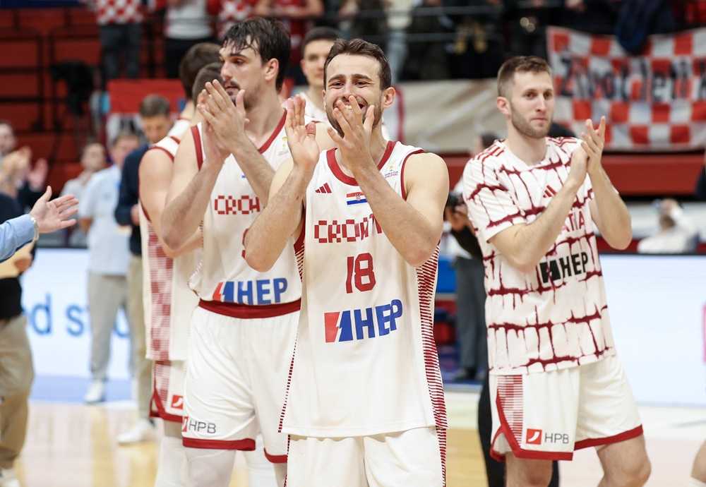 Hrvatski košarkaši / Foto: Hina