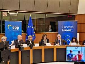 Ministar Šipić u Bruxellesu / Foto: MDU