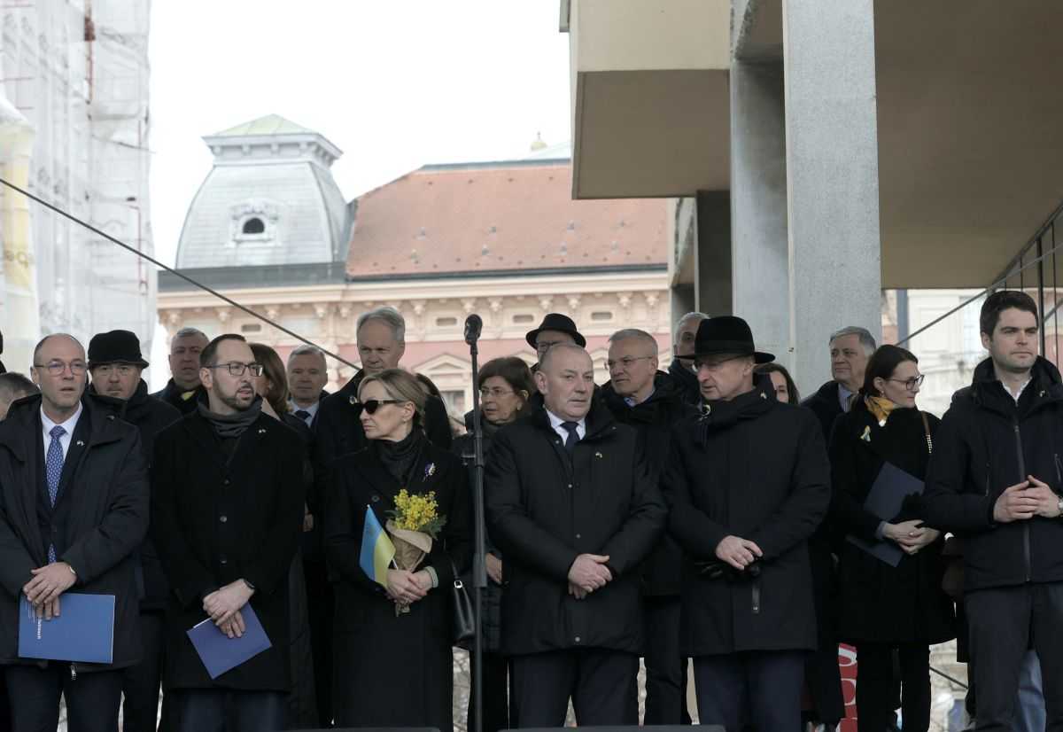 U ZAGREBU SKUP PODRŠKE UKRAJINI: Ukrajinci brane cijelu Europu
