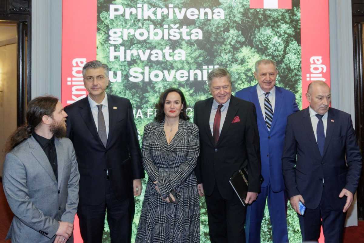Uroš Košir, Andrej Plenković, Iva Hraste Sočo, Mitja Ferenc, Ante Žužul, Tomo Medved / Foto: Hina