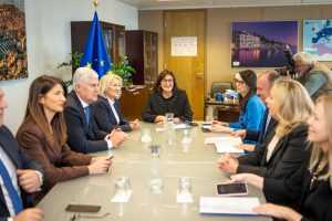 Izaslanstvo HDZ BiH s europskom dužnosnicima u Bruxellesu / Foto: HDZ BiH