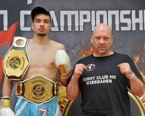 SJAJAN USPJEH: Manuel Bodrožić osvojio dva pojasa prvaka Njemačke u Arnsbergu  