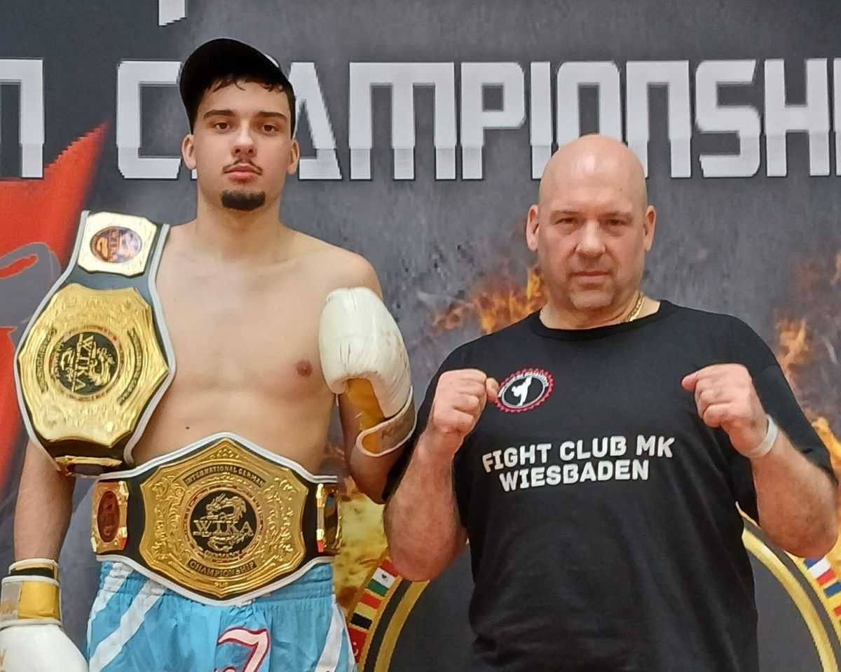 SJAJAN USPJEH: Manuel Bodrožić osvojio dva pojasa prvaka Njemačke u Arnsbergu  