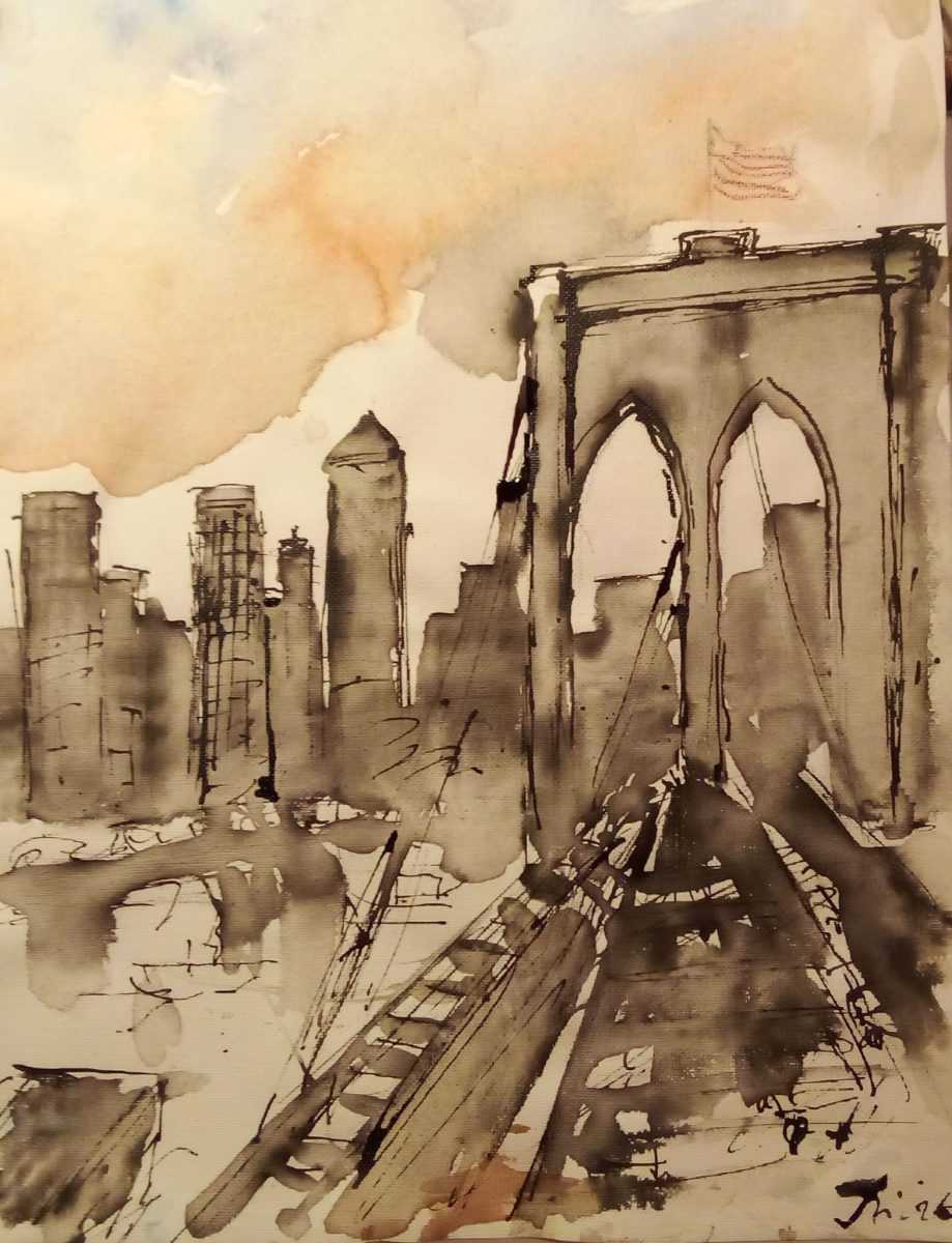 Novi ciklus Krešimira Ivića posvećen New Yorku / Foto: M. Pelikan