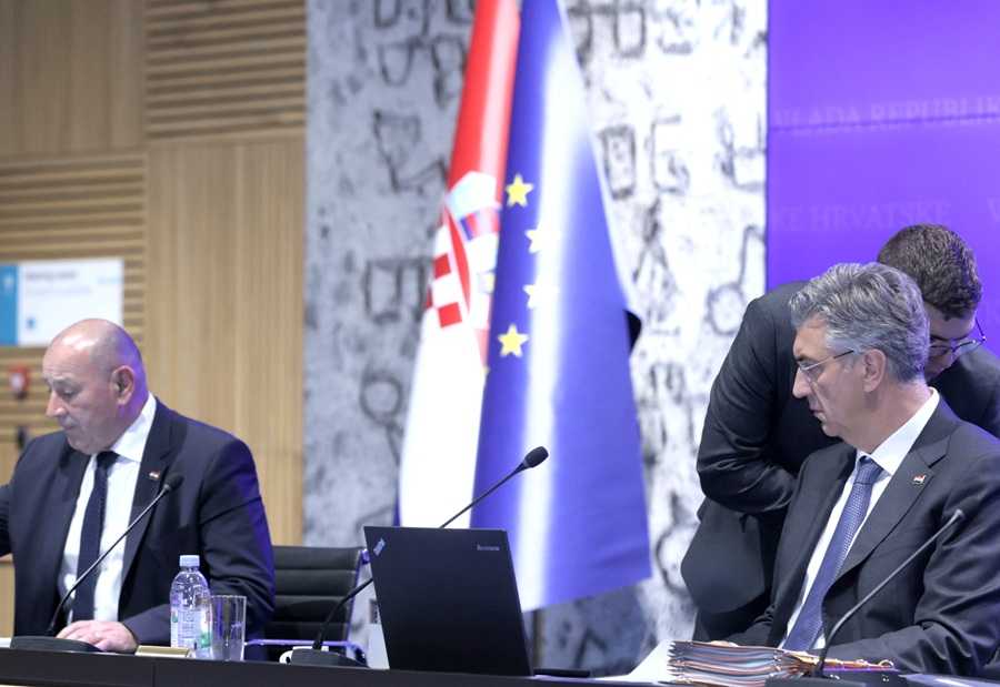 Tomo Medved i Andrej Plenković / Foto: Hina