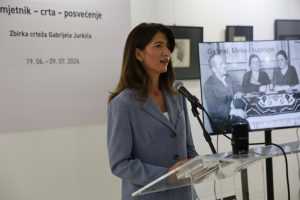 LIVNO: Stvaralaštvo Gabrijela Jurkića dio je kulturnog i povijesnog identiteta Hrvata u BiH Otvorenje izložbe / Foto: HDZ