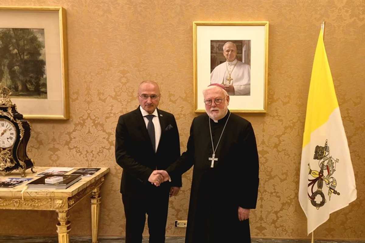 Gordan Grlić Radman i Paul Richard Gallagher