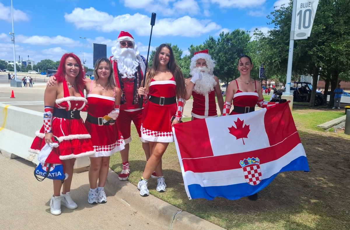 Hrvatski navijači u Dallasu / Foto: Hina