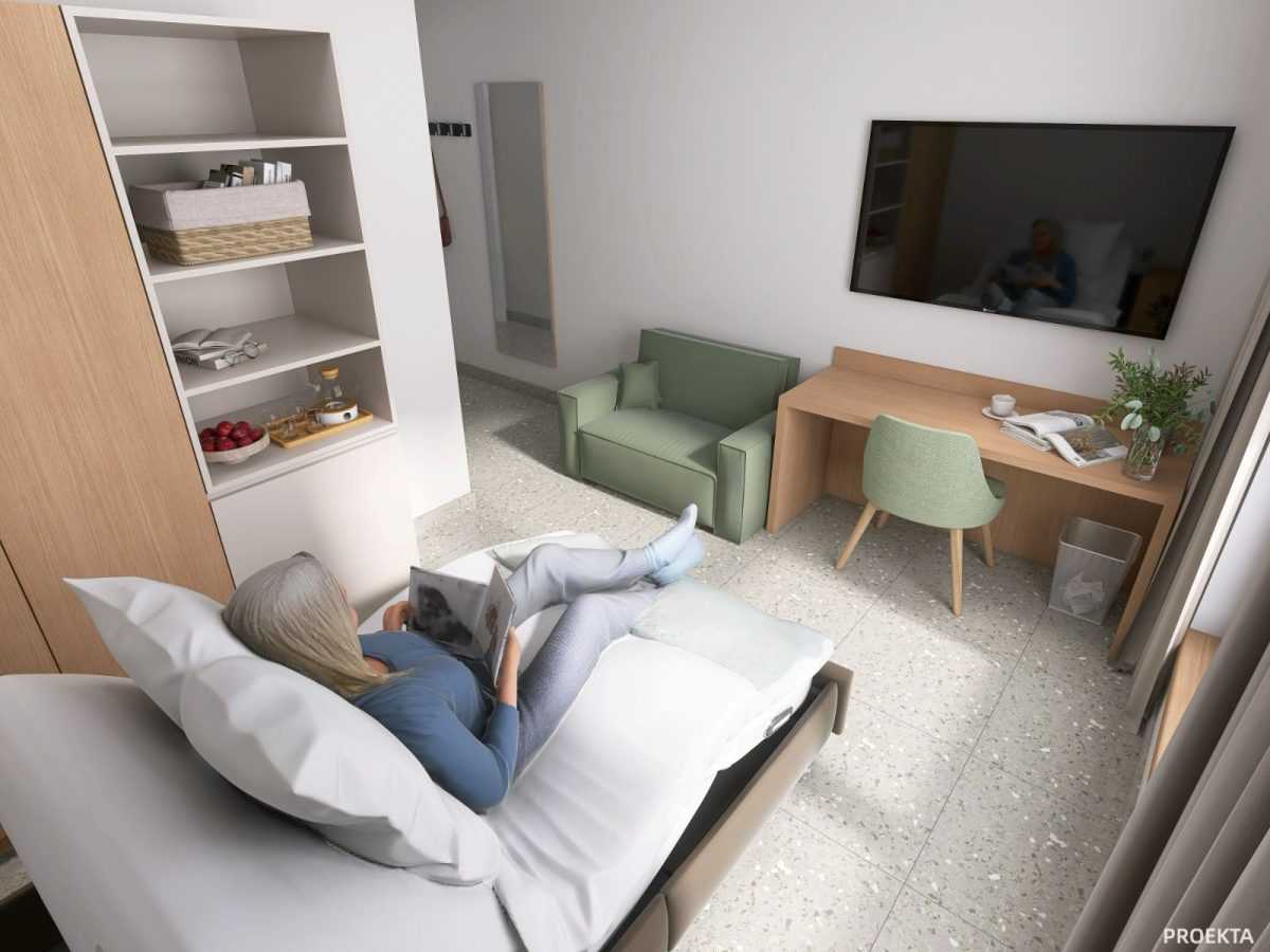 REVOLUCIJA U SKRBI: Uglešić Health & Care Centar donosi prvi hibrid zdravstva i socijale koji mijenja Hrvatsku Jedna od soba za smještaj korisnika