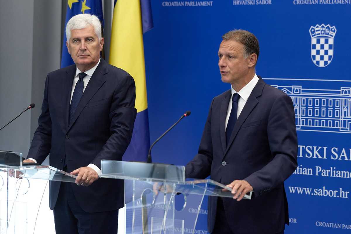 Gordan Jandroković i Dragan Čović / Foto: Hina