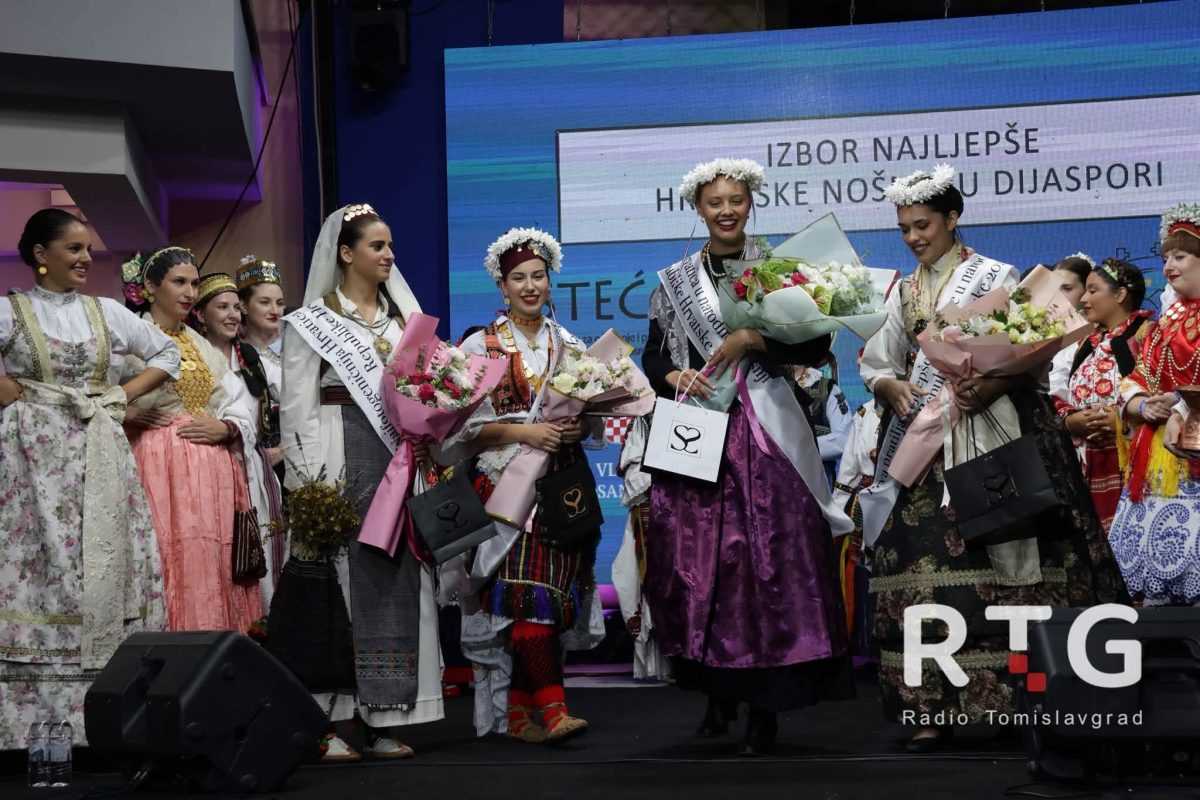 IZBOR HRVATICA U NARODNOJ NOŠNJI: Vesna Barišić iz Argentine ponijela titulu najljepše