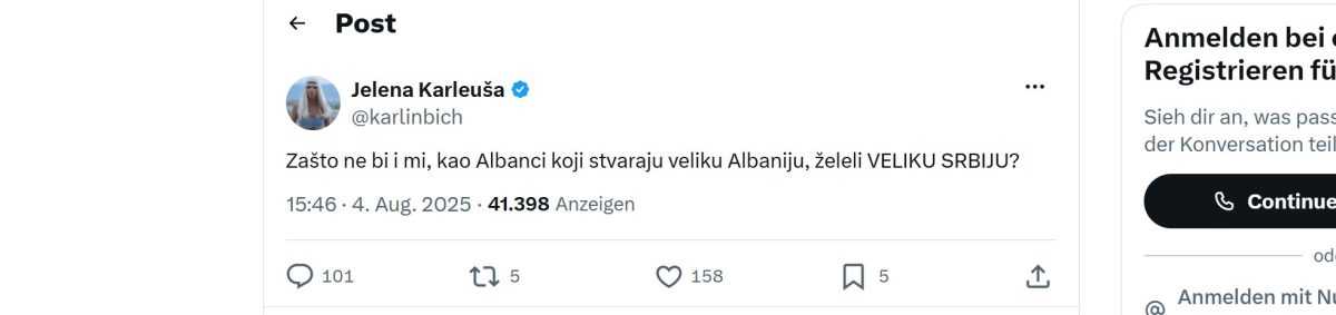 „NISAM REKLA NIŠTA PROTIV HRVATA“: Karleušin problem je što ljudi ne zaboravljaju tako lako!